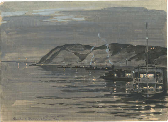 Маторин Михаил Владимирович. Волга у Богородских гор 